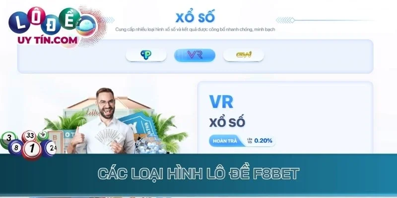 Lô Đề F8bet: Trải Nghiệm Xổ Số Chân Thực Và Tiện Lợi Nhất 3 Các loại hình lô đề F8bet