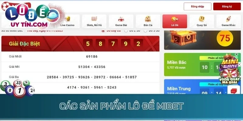 Lô Đề Mibet: Trang Xổ Số Uy Tín Với Loại Hình Độc Quyền Cực Cuốn 3 Các sản phẩm lô đề mibet
