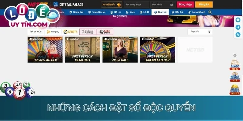 Lô Đề Net88 - Nhà Cái Đẳng Cấp Với Hệ Thống Quay Số Uy Tín 4 Những cách đặt số độc quyền