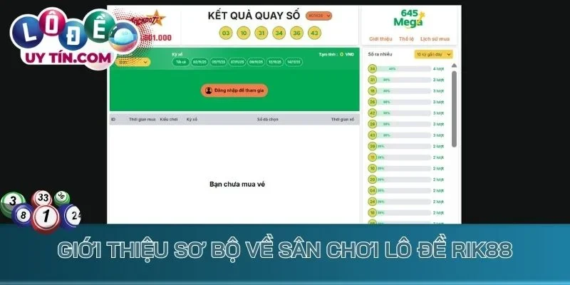 Lô Đề Rik88 - Sân Chơi Đề Online Cực Hot Cho Dân Chơi Thử Sức 2 Giới thiệu sơ bộ về sân chơi lô đề Rik88