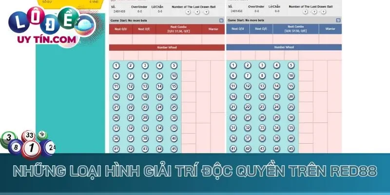 Lô Đề Red88 - Đầu Tư Online Uy Tín, Thưởng Hấp Dẫn Hàng Ngày 4 Những loại hình giải trí độc quyền trên Red88