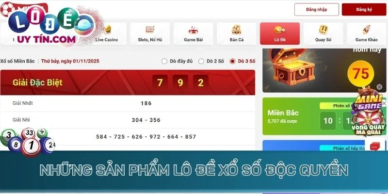 Lô Đề Mibet: Trang Xổ Số Uy Tín Với Loại Hình Độc Quyền Cực Cuốn 4 Những sản phẩm lô đề xổ số độc quyền