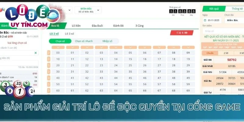 Lô Đề Zo88 - Nhà Cái Số Đề Trực Tuyến 1 Ăn 99 Xanh Chín 4 Sản phẩm giải trí lô đề độc quyền tại cổng game