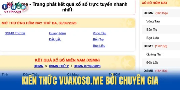 VuaXoso.me - Website hỗ trợ theo dõi KQXS chuẩn xác 4 Kiến thức VuaXoso.me chuẩn chuyên gia