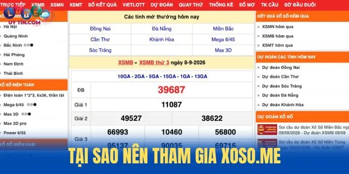 Xoso.me - Website sở hữu lượng từ khóa xổ số khá cao hiện nay 5 Vì sao người dùng quan tâm đến Xoso.me?
